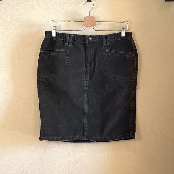 Old Navy Dresses & Skirts - Old Navy Vintage Dark Brown Corduroy Low Rise Y2K Pencil Skirt 8